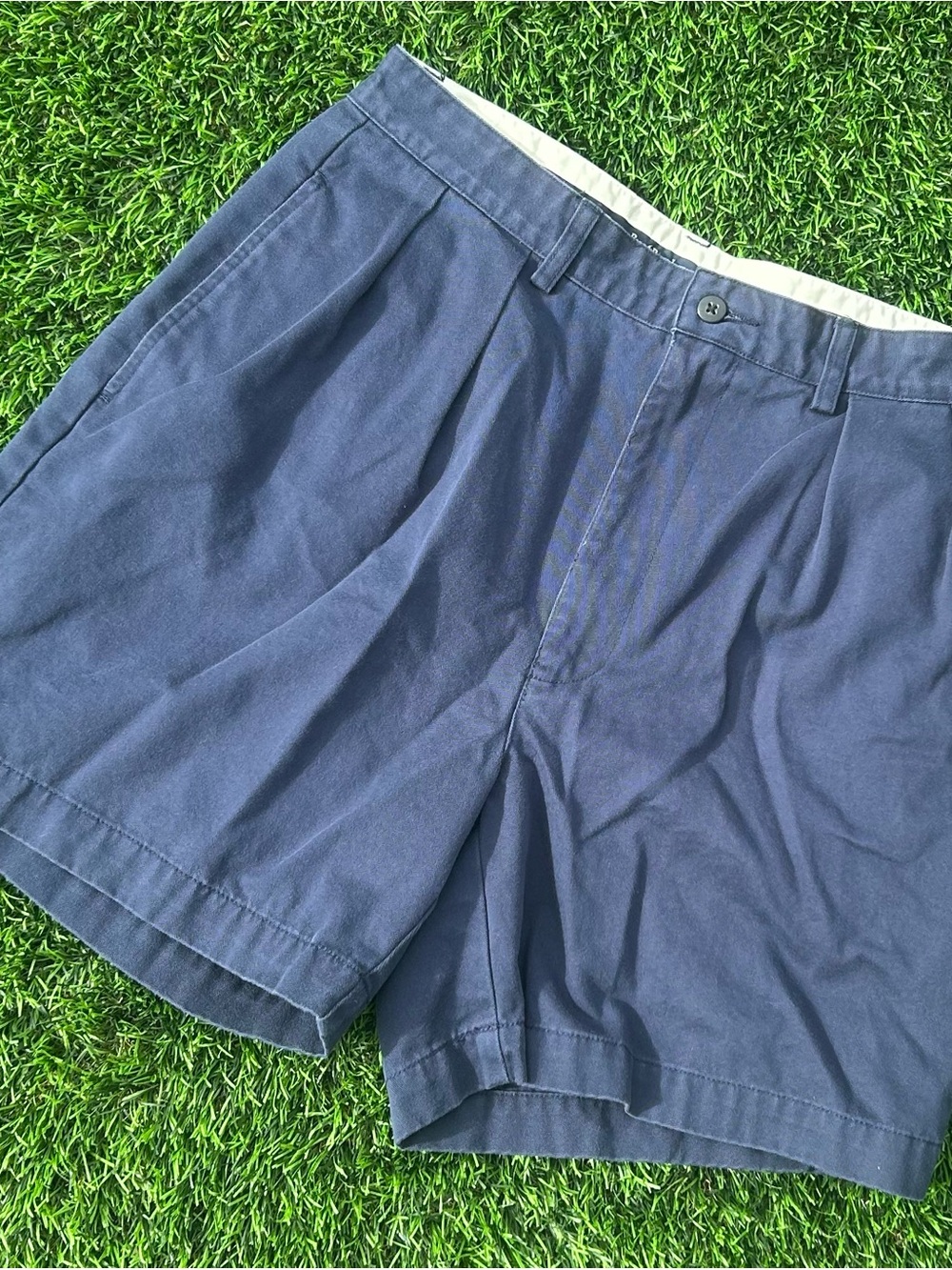 Ralph Lauren Navy Flat-Front Men’s Shorts